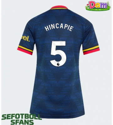 Arsenal Piero Hincapie #5 Bortatröja Kvinnor 2026-27 Kortärmad